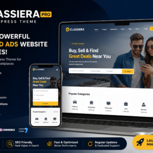 Classiera Pro – The Ultimate WordPress Theme for Classified Ads Websites