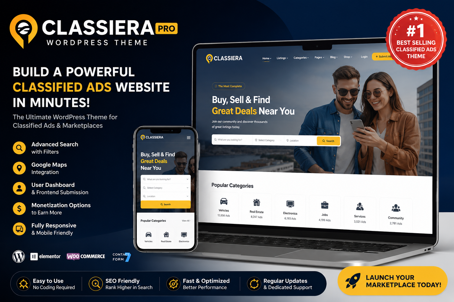 Classiera Pro – The Ultimate WordPress Theme for Classified Ads Websites - Image 2