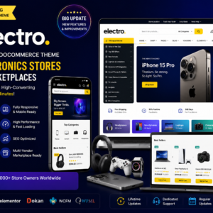 Download Electro – The Ultimate WooCommerce Theme for Electronics Stores & Tech Marketplaces