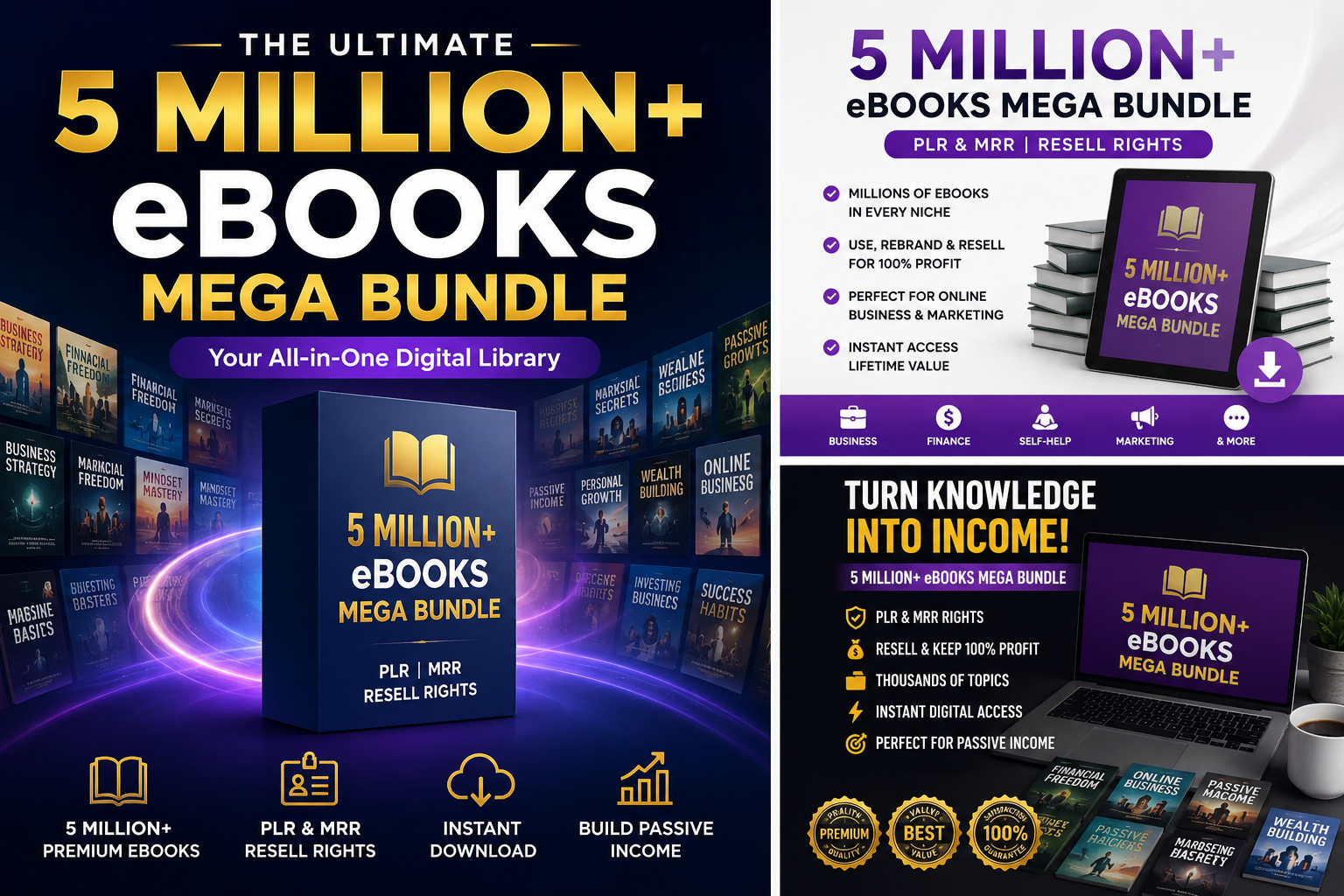 Massive 5M eBooks Collection | Business, Finance & Resellable Digital Products - Image 2