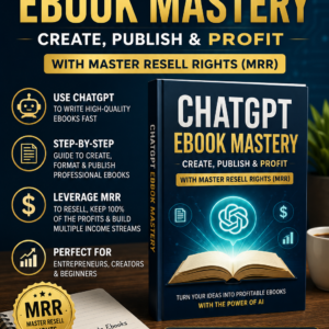 ChatGPT Ebook Mastery: Create, Publish & Profit with Master Resell Rights (MRR)