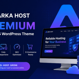 Arka Host Premium – Professional WHMCS Theme for Web Hosting, E-Commerce & Business Websites