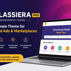 Classiera Pro – The Ultimate WordPress Theme for Classified Ads Websites