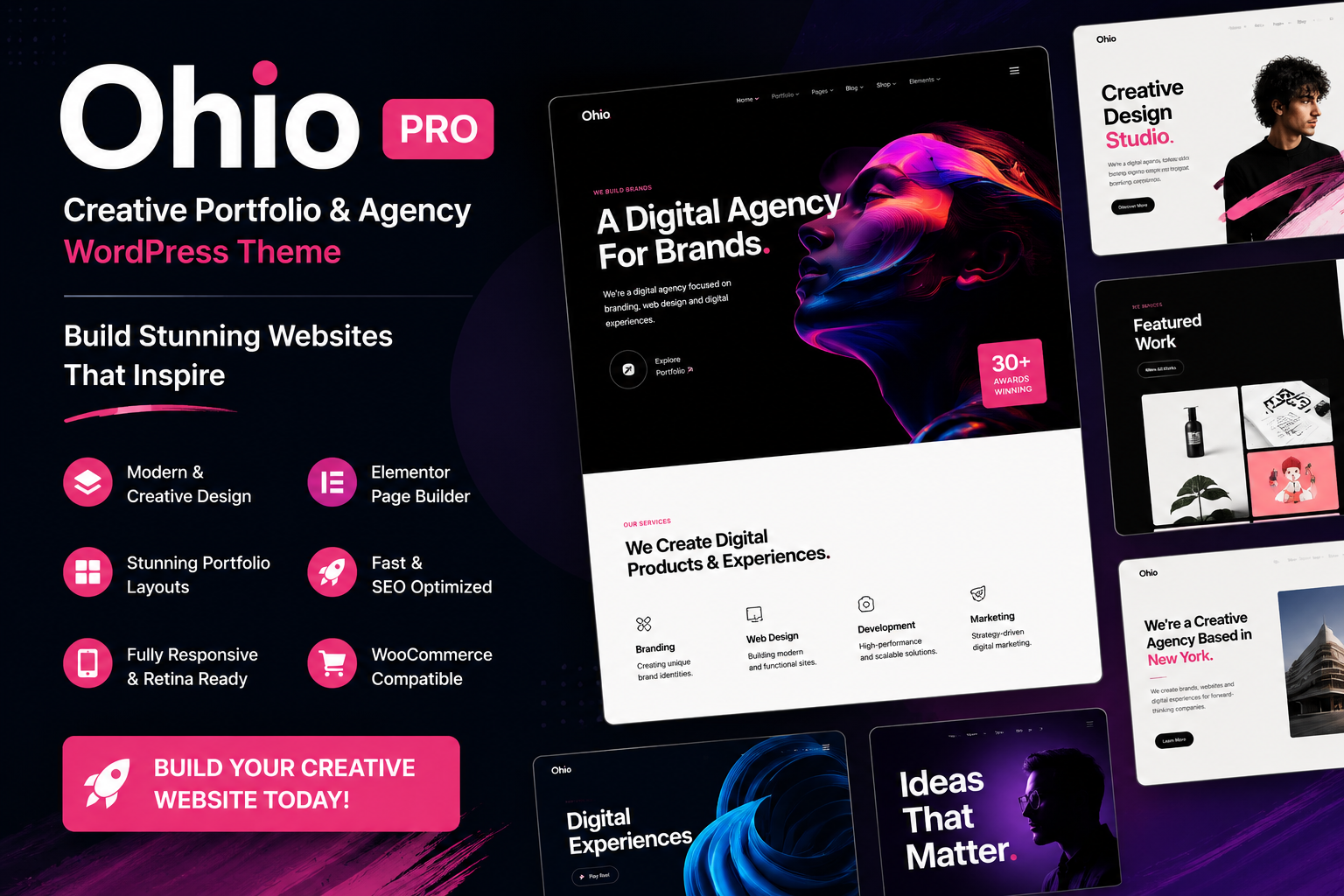 Ohio Pro – Creative Portfolio & Agency WordPress Theme for Stunning Websites - Image 2