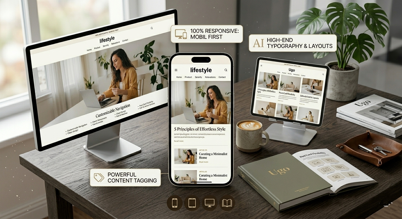Ugo: The Definitive Shopify Theme to Boost Your Blog & Content Monetization - Image 2
