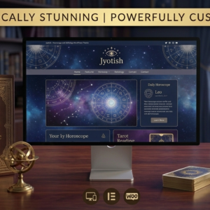 Jyotish: Modern Astrology & Horoscope WordPress Theme to Monetize Your Readings