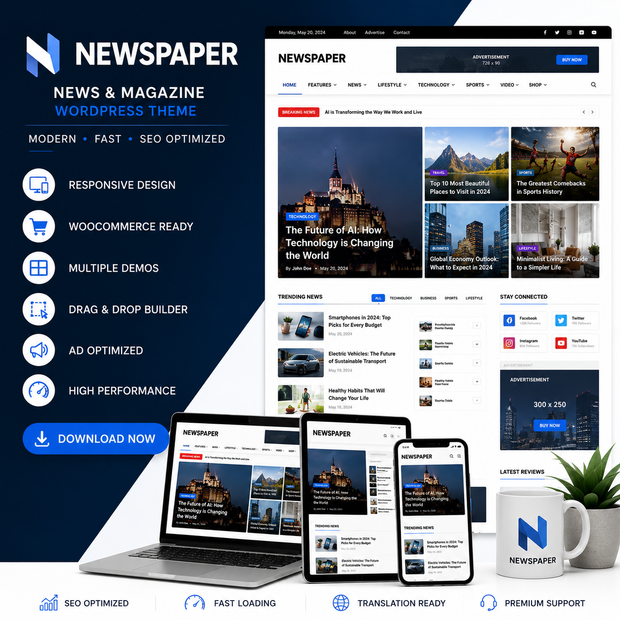 Newspaper – Premium News & Magazine WooCommerce WordPress Theme Download - Image 2
