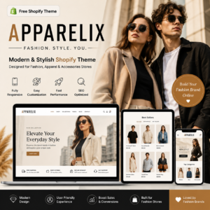 Apparelix – Ultimate Free Shopify Theme for Fashion & Apparel Stores