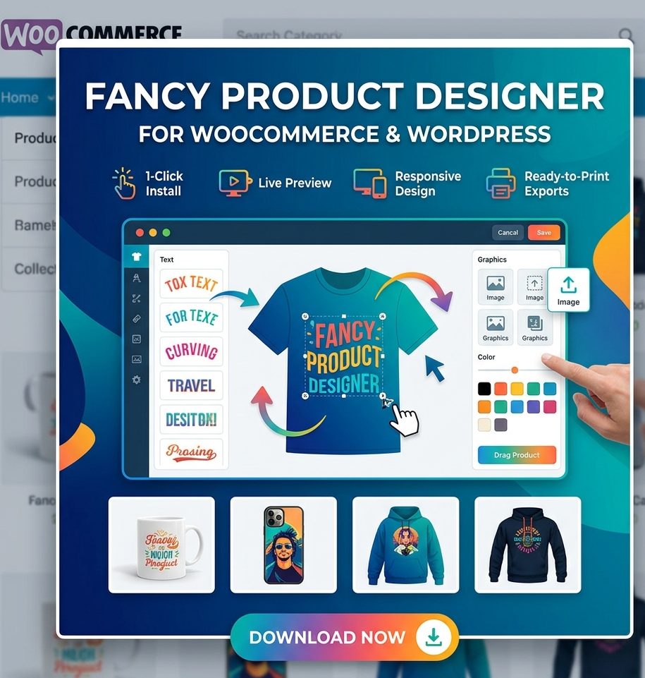 Fancy Product Designer WordPress Plugin – Download the Best-Selling Product Personalizer
