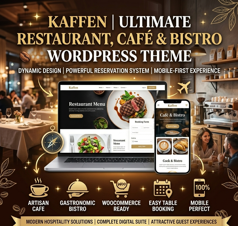 Kaffen | Ultimate Restaurant, Café & Bistro WordPress Theme
