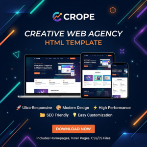 Crope: Creative Web Agency HTML Template – Download Now