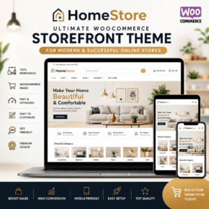 HomeStore – Ultimate WooCommerce Storefront Theme for Modern & Successful Online Stores