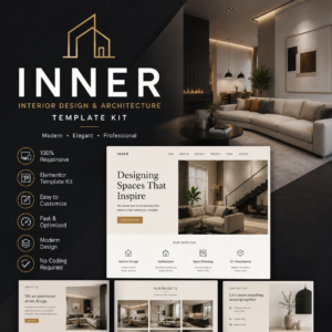 Inner – Premium Interior Design & Architecture Elementor Template Kit