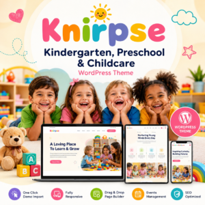 Knirpse – Ultimate WordPress Theme for Kindergarten, Preschool & Childcare Centers