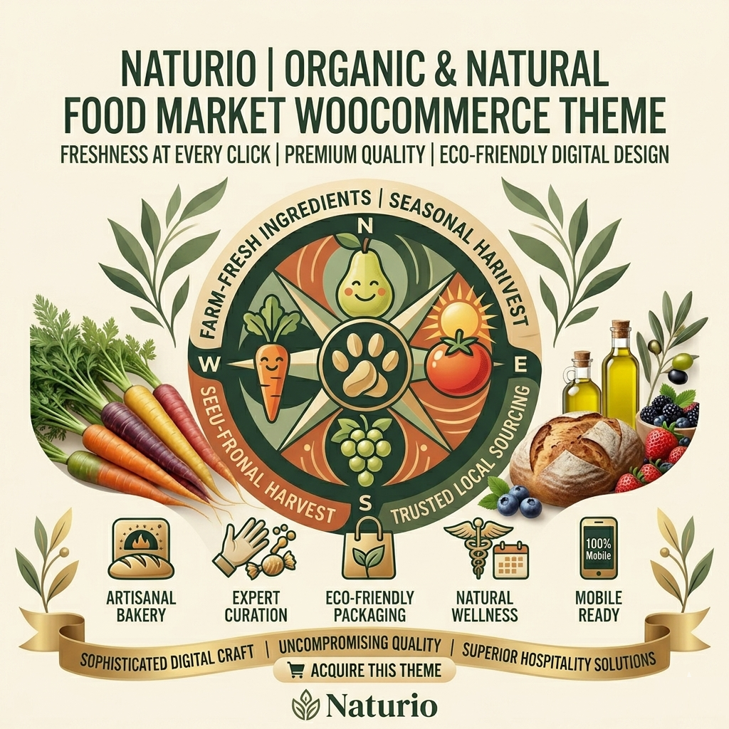 Naturio | Organic & Natural Food Market WooCommerce Theme