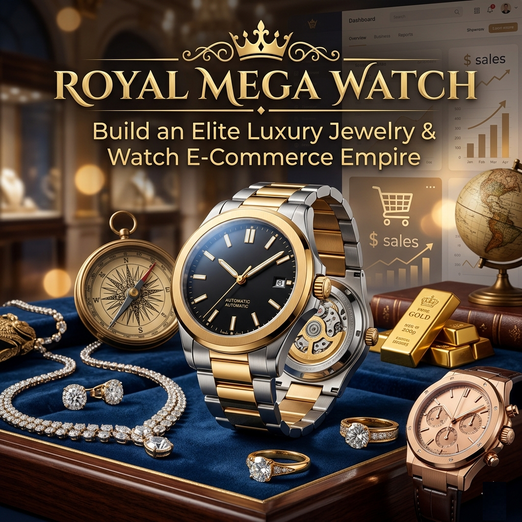 Royal Mega Watch: Build an Elite Luxury Jewelry & Watch E-Commerce Empire