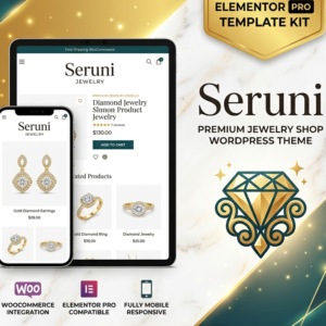 Seruni: Premium Jewelry Shop WooCommerce Template Kit for Elementor Pro