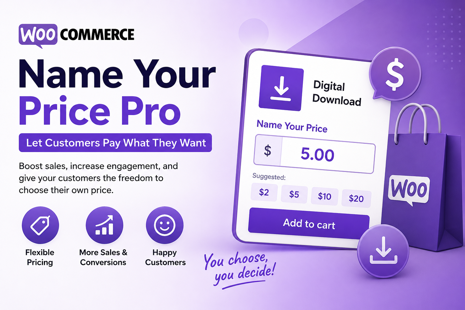 WooCommerce Name Your Price Pro – Let Customers Pay What They Want